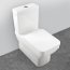Villeroy & Boch Architectura Toaleta WC stojąca kompaktowa 37x70 cm lejowa z powłoką AntiBac, biała Weiss Alpin 568710T1 - zdjęcie 2