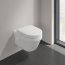 Villeroy & Boch Architectura Combi-Pack Zestaw Toaleta WC podwieszana 48x35 cm bez kołnierza + deska wolnoopadającą weiss alpin 4687HR01 - zdjęcie 4