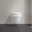 Villeroy & Boch Architectura Combi-Pack Zestaw Toaleta WC podwieszana 48x35 cm bez kołnierza + deska wolnoopadającą weiss alpin 4687HR01 - zdjęcie 5