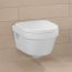 Villeroy & Boch Architectura Zestaw Combi-Pack Toaleta WC podwieszana DirectFlush CeramicPlus z deską sedesową wolnoopadającą, biały Weiss Alpin 5684HRR1 - zdjęcie 7