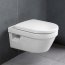 Villeroy & Boch Architectura Zestaw Combi-Pack Toaleta WC podwieszana DirectFlush z deską sedesową wolnoopadającą biały Weiss Alpin + stelaż + przycisk ViConnect chrom 5684HR01+92246100+92249061 - zdjęcie 10