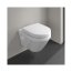 Villeroy & Boch Architectura Zestaw Toaleta WC TwistFlush bez kołnierza krótka +  deska wolnoopadająca biały Weiss Alpin 4687CL01 - zdjęcie 6