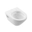 Villeroy & Boch Architectura Zestaw Toaleta WC TwistFlush bez kołnierza krótka +  deska wolnoopadająca biały Weiss Alpin z powłoką CeramicPlus 4687CLR1 - zdjęcie 2