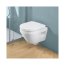 Villeroy & Boch Architectura Zestaw Toaleta WC TwistFlush bez kołnierza krótka +  deska wolnoopadająca biały Weiss Alpin z powłoką CeramicPlus 4687CLR1 - zdjęcie 11