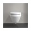 Villeroy & Boch Architectura Zestaw Toaleta WC TwistFlush bez kołnierza krótka +  deska wolnoopadająca biały Weiss Alpin z powłoką CeramicPlus 4687CLR1 - zdjęcie 7