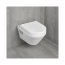 Villeroy & Boch Architectura Zestaw Toaleta WC TwistFlush bez kołnierza +  deska wolnoopadająca biały Weiss Alpin 5684CL01 - zdjęcie 9
