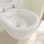 Villeroy & Boch Avento Combi-Pack Zestaw Toaleta WC 53x37 cm bez kołnierza + deska wolnoopadająca Stone White Ceramic Plus 5656HRRW - zdjęcie 7