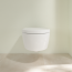 Villeroy & Boch Avento Combi-Pack Zestaw Toaleta WC 53x37 cm bez kołnierza + deska wolnoopadająca Stone White Ceramic Plus 5656HRRW - zdjęcie 6