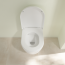 Villeroy & Boch Avento Combi-Pack Zestaw Toaleta WC 53x37 cm bez kołnierza + deska wolnoopadająca Stone White Ceramic Plus 5656HRRW - zdjęcie 2
