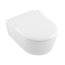 Villeroy & Boch Avento Zestaw Combi-Pack Toaleta WC podwieszana DirectFlush z powłoką CeramicPlus i deską wolnoopadającą biały Weiss Alpin 5656RSR1 - zdjęcie 1