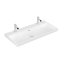 Villeroy & Boch Avento Umywalka meblowa 100x47 cm podwójna biały połysk z powłoką CeramicPlus 4156A4RW - zdjęcie 1