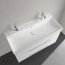 Villeroy & Boch Avento Umywalka meblowa 100x47 cm podwójna biały połysk z powłoką CeramicPlus 4156A4RW - zdjęcie 2