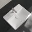 Villeroy & Boch Avento Umywalka półblatowa 55x44 cm biały połysk z powłoką CeramicPlus 4A0655RW - zdjęcie 4