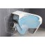 Villeroy & Boch Avento Zestaw Combi-Pack Toaleta WC podwieszana 53x37 cm DirectFlush bez kołnierza z deską sedesową wolnoopadającą, biały 5656HR01 5656R001+9M77C101 - zdjęcie 8
