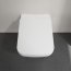 Villeroy & Boch Collaro Combi-Pack Zestaw Toaleta WC 56x37,5 cm bez kołnierza + deska wolnoopadająca Stone White Ceramic Plus 4626HSRW - zdjęcie 5