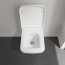 Villeroy & Boch Collaro Combi-Pack Zestaw Toaleta WC 56x37,5 cm bez kołnierza + deska wolnoopadająca Stone White Ceramic Plus 4626HSRW - zdjęcie 2