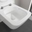 Villeroy & Boch Collaro Combi-Pack Zestaw Toaleta WC 56x37,5 cm bez kołnierza + deska wolnoopadająca Stone White Ceramic Plus 4626HSRW - zdjęcie 7