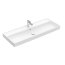 Villeroy & Boch Collaro Umywalka meblowa 120x47 cm z 1 otworem na baterię biały mat z powłoką CeramicPlus 4A33C5RW - zdjęcie 1