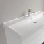 Villeroy & Boch Collaro Umywalka meblowa 120x47 cm z 1 otworem na baterię biały mat z powłoką CeramicPlus 4A33C5RW - zdjęcie 7