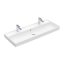 Villeroy & Boch Collaro Umywalka meblowa 120x47 cm podwójna biały mat z powłoką CeramicPlus 4A33C4RW - zdjęcie 1