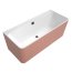 Villeroy & Boch Collaro Wanna wolnostojąca 179x79 cm przyścienna kolor zewnętrzny do wyboru/kolor wewnętrzny biały połysk z odpływem czarnym UBA180COR9CSBCVN01 - zdjęcie 1