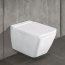 Villeroy & Boch Finion Toaleta WC podwieszana 37,5x56 cm DirectFlush bez kołnierza, z powłoką CeramicPlus, biała Star White 4664R0R2 - zdjęcie 4