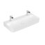 Villeroy & Boch Finion Umywalka nablatowa lub wisząca 100x47 cm podwójna bez przelewu biały mat z powłoką CeramicPlus 41681LRW - zdjęcie 1