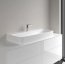 Villeroy & Boch Finion Umywalka nablatowa lub wisząca 100x47 cm z przelewem biały mat z powłoką CeramicPlus 41681BRW - zdjęcie 8