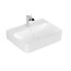 Villeroy & Boch Finion Umywalka nablatowa lub wisząca 60x47 cm z przelewem biały mat z powłoką CeramicPlus 41686CRW - zdjęcie 1