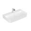 Villeroy & Boch Finion Umywalka nablatowa lub wisząca 80x47 cm z przelewem biały mat z powłoką CeramicPlus 41688CRW - zdjęcie 1