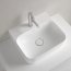 Villeroy & Boch Finion Umywalka nablatowa lub wisząca 43x39 cm z przelewem biały mat z powłoką CeramicPlus 43644CRW - zdjęcie 6