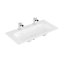 Villeroy & Boch Finion Umywalka meblowa 100x50 cm podwójna biały mat z powłoką CeramicPlus 4164A1RW - zdjęcie 1