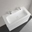 Villeroy & Boch Finion Umywalka meblowa 100x50 cm podwójna biały mat z powłoką CeramicPlus 4164A1RW - zdjęcie 5