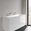 Villeroy & Boch Finion Umywalka meblowa 120x50 cm podwójna biały mat z powłoką CeramicPlus 4164C1RW - zdjęcie 7