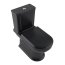Villeroy & Boch Hommage Toaleta WC kompaktowa stojąca czarny Pure Black z powłoką CeramicPlus 666210R7 - zdjęcie 2