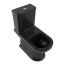 Villeroy & Boch Hommage Toaleta WC kompaktowa stojąca czarny Pure Black z powłoką CeramicPlus 666210R7 - zdjęcie 1