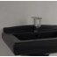 Villeroy & Boch Hommage Umywalka wisząca 75x58 cm z 1 otworem na baterię czarny Pure Black z powłoką CeramicPlus 710175R7 - zdjęcie 7