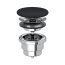 Villeroy & Boch Korek do umywalki bez przelewu czarny Pure Black z powłoką CeramicPlus 680800R7 - zdjęcie 1