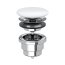 Villeroy & Boch Korek do umywalki bez przelewu biały Stone White z powłoką CeramicPlus 680800RW - zdjęcie 1