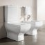 Villeroy & Boch La Belle Toaleta WC stojąca kompaktowa 38,5x70,5 cm lejowa z powłoką CeramicPlus, biała Star White 564710R2 - zdjęcie 2