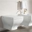 Villeroy & Boch La Belle Toaleta WC podwieszana 38,5x58,5 cm lejowa, z powłoką CeramicPlus, biała Weiss Alpin 562710R1 - zdjęcie 2