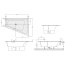 Villeroy & Boch Loop & Friends Square Duo Wanna narożna o prostokątnej formie wewnętrznej 175x135 cm, biała Weiss Alpin UBA175LFS9REV-01 - zdjęcie 3