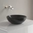 Villeroy & Boch Loop & Friends Umywalka nablatowa 38 cm bez przelewu czarna Pure Black z powłoką CeramicPlus 4A4501R7 - zdjęcie 6