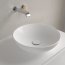 Villeroy & Boch Loop & Friends Umywalka nablatowa 42 cm z przelewem biały mat z powłoką CeramicPlus 4A4600RW - zdjęcie 2