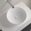 Villeroy & Boch Loop & Friends Umywalka nablatowa 42 cm z przelewem biały mat z powłoką CeramicPlus 4A4600RW - zdjęcie 7