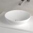 Villeroy & Boch Loop & Friends Umywalka nablatowa 42 cm z przelewem biały mat z powłoką CeramicPlus 4A4600RW - zdjęcie 6