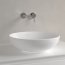 Villeroy & Boch Loop & Friends Umywalka nablatowa 42 cm z przelewem biały mat z powłoką CeramicPlus 4A4600RW - zdjęcie 5