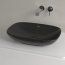 Villeroy & Boch Loop & Friends Umywalka nablatowa 56 x 38 cm bez przelewu czarna Pure Black z powłoką CeramicPlus 4A4901R7 - zdjęcie 7