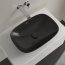 Villeroy & Boch Loop & Friends Umywalka nablatowa 56 x 38 cm bez przelewu czarna Pure Black z powłoką CeramicPlus 4A4901R7 - zdjęcie 6