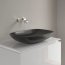 Villeroy & Boch Loop & Friends Umywalka nablatowa 62 x 42 cm bez przelewu czarna Pure Black z powłoką CeramicPlus 4A5001R7 - zdjęcie 8